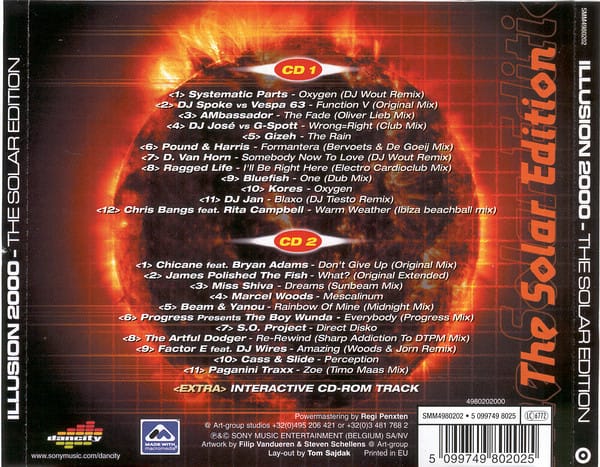 Various ‎ Illusion 2000 The Solar Edition Trance N Dance
